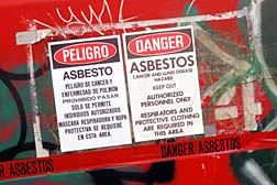 Asbestos Warning